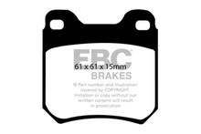 EBC UD709 - 97-01 Cadillac Catera 3.0 Ultimax2 Rear Brake Pads