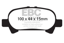 EBC UD828 - 00-04 Toyota Avalon 3.0 Ultimax2 Rear Brake Pads