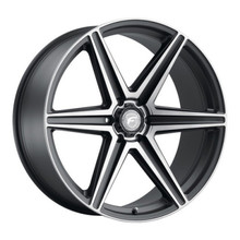Forgestar F01240084P25 - X6 24x10 / 6x139.7 BP / ET25 / 6.5in BS Satin Black Wheel