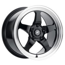 Forgestar F091B0067P50 - D5 Drag 15x10 / 5x114.3 BP / ET50 / 7.5in BS Gloss Black Wheel