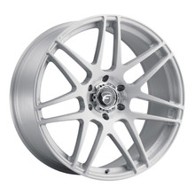 Forgestar F25820084P30 - X14 22x10 / 6x139.7 BP / ET30 / 6.7in BS Gloss Brushed Silver Wheel