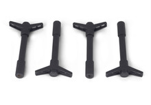 Ford Racing 302-326 - Black Crinkle Finish Valve Cover Hold Down Wing Nuts
