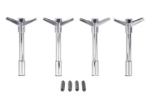 Ford Racing 302-325 - Chrome Valve Cover Hold Down Wing Nuts