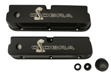 Ford Racing M-6582-LE302SBK - Black Satin Valve Covers Small Block