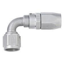 Fragola 109004-CL - #4 x 90 Power Flow Hose End - Clear