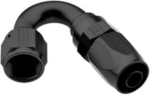 Fragola 231504-BL - 4AN x 150 Degree Pro-Flow Hose End - Black