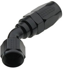 Fragola 224508-BL - 8AN x 45 Degree Pro-Flow Hose End - Black