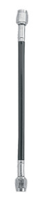 Fragola 312014-BL - 3AN Ext Black Covered Assembly Straight x Straight 14in