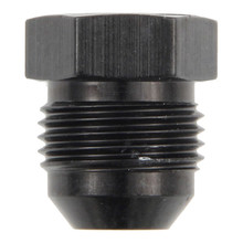Fragola 480610-BL - 10AN Aluminum Flare Plug - Black