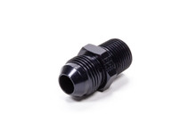 Fragola 481608-BL - 8AN x 3/8 NPT Straight Adapter - Black