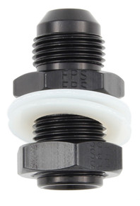 Fragola 483106-BL - 6AN Fuel Cell Bulkhead w/ Washers and Nut - Black
