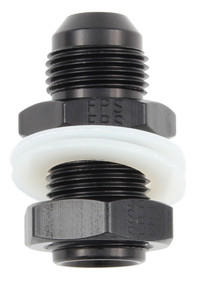 Fragola 483110-BL - 10AN Fuel Cell Bulkhead w/ Washers and Nut - Black