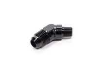 Fragola 482362-BL - 6AN x 1/8 NPT 45 Degree Adapter - Black