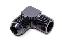 Fragola 482211-BL - 10AN x 3/8 NPT 90 Degree Adapter - Black