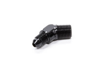 Fragola 482344-BL - 4AN x 1/4 NPT 45 Degree Adapter - Black