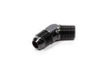 Fragola 482308-BL - 8AN x 3/8 NPT 45 Degree Adapter - Black