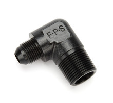 Fragola 482217-BL - 8AN x 3/4 NPT 90 Degree Adapter - Black