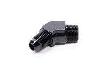 Fragola 482368-BL - 6AN x 1/2 NPT 45 Degree Adapter - Black