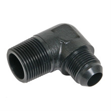 Fragola 482219-BL - 12AN x 1 NPT 90 Degree Adapter - Black