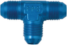 Fragola 482404 - Fitting - Adapter Tee - 4 AN Male x 4 AN Male x 4 AN Male - Aluminum - Blue Anodized - Each