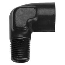 Fragola 491401-BL - 1/8 Pipe 90 Degree Elbow Male/Female - Black