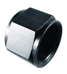 Fragola 492912-BL - 12AN Aluminum Flare Cap - Black