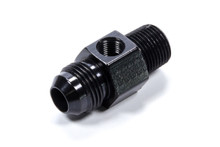 Fragola 495004-BL - Inline Gauge Adapter -8AN x 3/8 NPT - Black