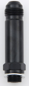 Fragola 491978-BL - 8AN x 9/16-24 Carb Adapter Long 3in - Black