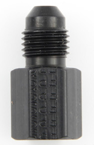 Fragola 495020-BL - 3ANx 1/8 FPT Gauge Adapter-Straight - Black