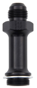 Fragola 491976-BL - 8AN x 7/8-20 Carb Adapter Long 3in - Black