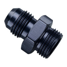 Fragola 491959-BL - 6AN x 11/16-18 Male Adapter-P/S - Black