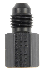 Fragola 495021-BL - 4ANx 1/8 FPT Gauge Adapter-Straight - Black