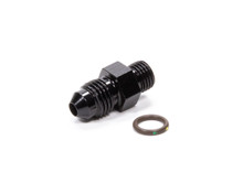 Fragola 495124-BL - 4AN x 3/8 - 24 (3) Radius Fitting - Black