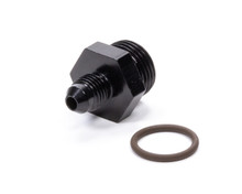 Fragola 495111-BL - 4AN x 3/4-16 (8) Radius Fitting - Black