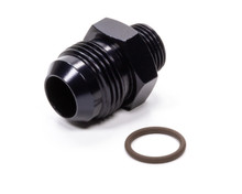 Fragola 495122-BL - 12AN x 3/4 - 16 (8) Radius Fitting in Oin Ring - Black