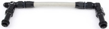 Fragola 920005-BL - 7/8-20 Dual Inlet 4500 -8AN Fuel Line Kit Black
