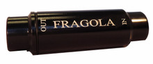 Fragola 960001-BL - Fuel Filter -6AN In/Out 40 Micron. Black