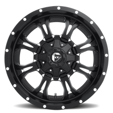 Fuel Wheels D51720901750 - Aluminum Wheels 20X9 Krank D517 8 On 170 Matte Black Milled 125.2 Bore 1 Offset Fuel Off Road Wheels