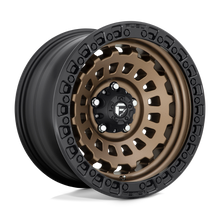 Fuel Wheels D63417907545 - Aluminum Wheels 17X9 Zephyr D634 5 On 127 Matte Bronze W/Black Bead Ring 71.5 Bore -12 Offset Fuel Off Road Wheels