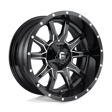 Fuel Wheels D62720909850 - Aluminum Wheels 20X9 Vandal D627 6 On 135/6 On 139.7 Gloss Black Milled 106.3 Bore 1 Offset Fuel Off Road Wheels