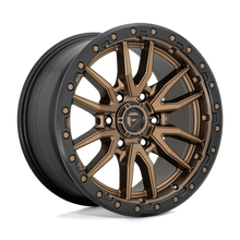 Fuel Wheels D68118907545 - Aluminum Wheels 18X9 Rebel D681 5 On 127 Matte Bronze Black Bead Ring 71.5 Bore -12 Offset Fuel Off Road Wheels