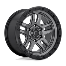 Fuel Wheels D70118907545 - Aluminum Wheels 18X9 AMMO D701 5 On 127 Matte Gunmetal Gray W/Black Bead Ring 71.5 Bore -12 Offset 5 Spoke Fuel Off Road Wheels
