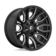 Fuel Wheels D71120001747 - D711 Rage 20X10 Gloss Black Milled