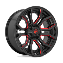 Fuel Wheels D71224201747 - D712 Rage 24X12 Gloss Black Red Tinted Clear