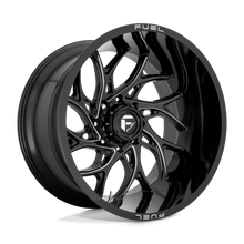Fuel Wheels D74120008447 - Aluminum Wheels 20X10 Runner D741 6 On 139.7 Gloss Black Milled 106.1 Bore -18 Offset Fuel Off Road Wheels