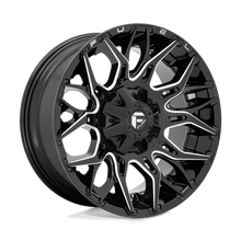 Fuel Wheels D76922002647 - Aluminum Wheels 22X10 Twitch D769 5 On 114.3/5 On 127 Gloss Black/Milled 78 Bore -18 Offset Fuel Off Road Wheels
