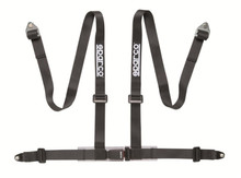 Sparco 04604BV1NR - Belt 2 Inch Black 4Pt Bolt-In