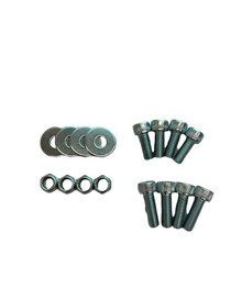 Sparco 50001ZN - Seat Hardware Spacer Kit Bottom Mount - Black Zinc