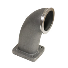 BD Diesel 1453502 - Hot Pipe Adapter - S300/S400 V-Band to T4 Turbo