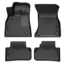 Husky Liners 95941 - 18-24 Audi Q5 /18-24 Audi SQ5 Weatherbeater Black Front & Rear Floor Liners